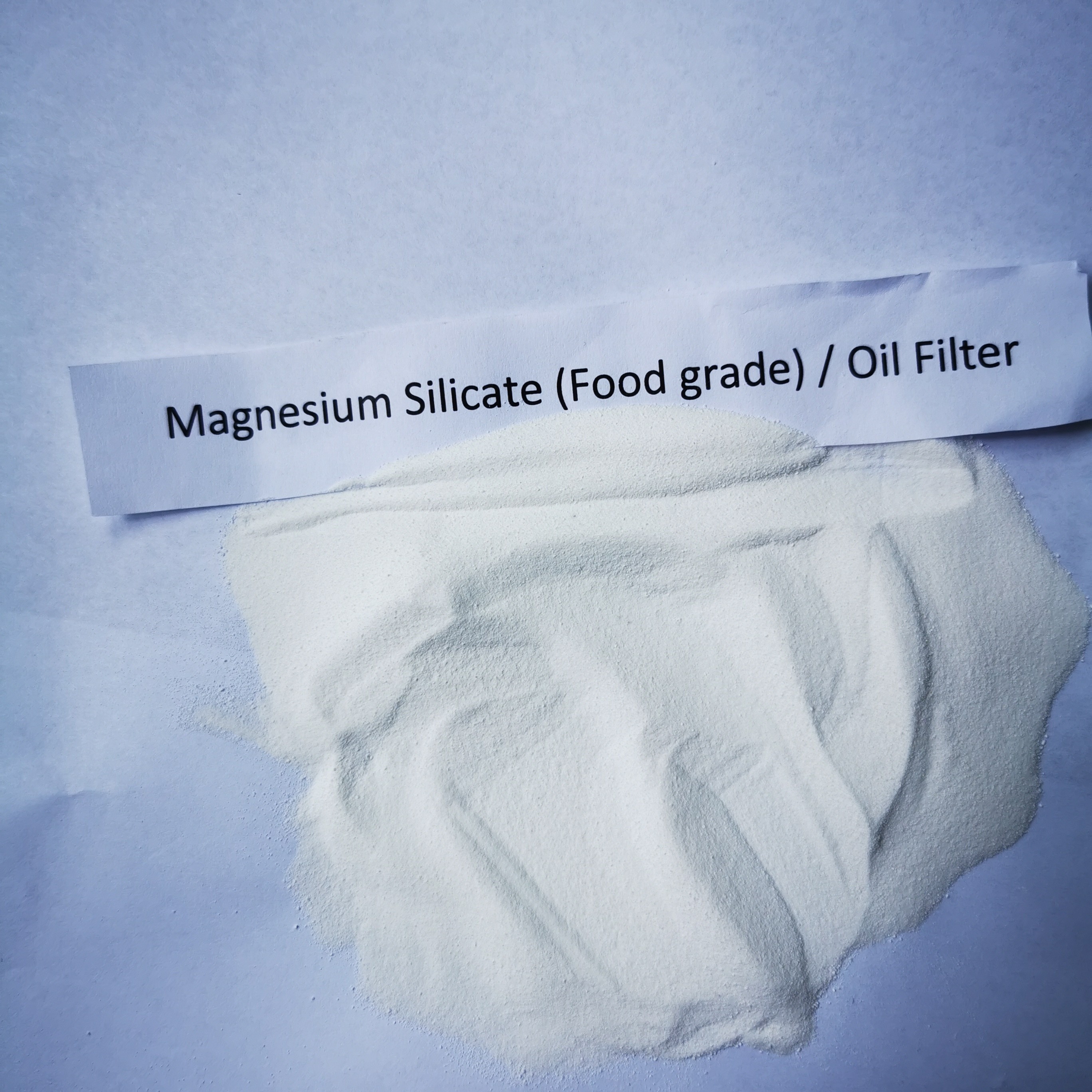 Filtro de aceite Polvo de silicato de magnesio ahorre aceite