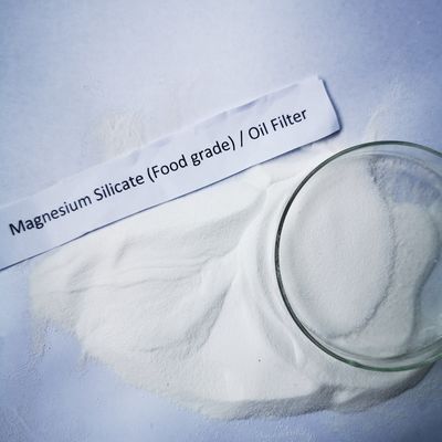 Silicato CAS adsorbente 1343-88-0 del magnesio del polvo del filtro de aceite de la categoría alimenticia