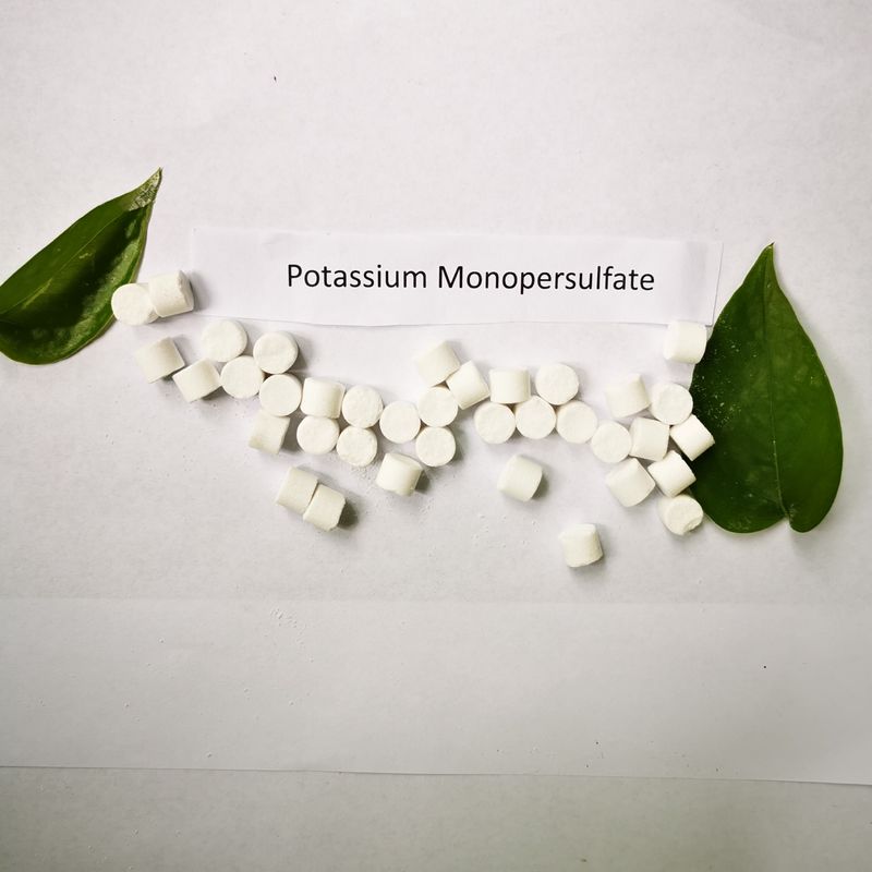Forma rosada blanca de la tableta del compuesto de Monopersulfate del potasio del 20% para el tratamiento de aguas