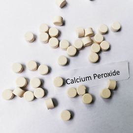 Oxígeno activo de la insolubilidad el ≥13.0% del agua del peróxido del calcio de la forma de la tableta